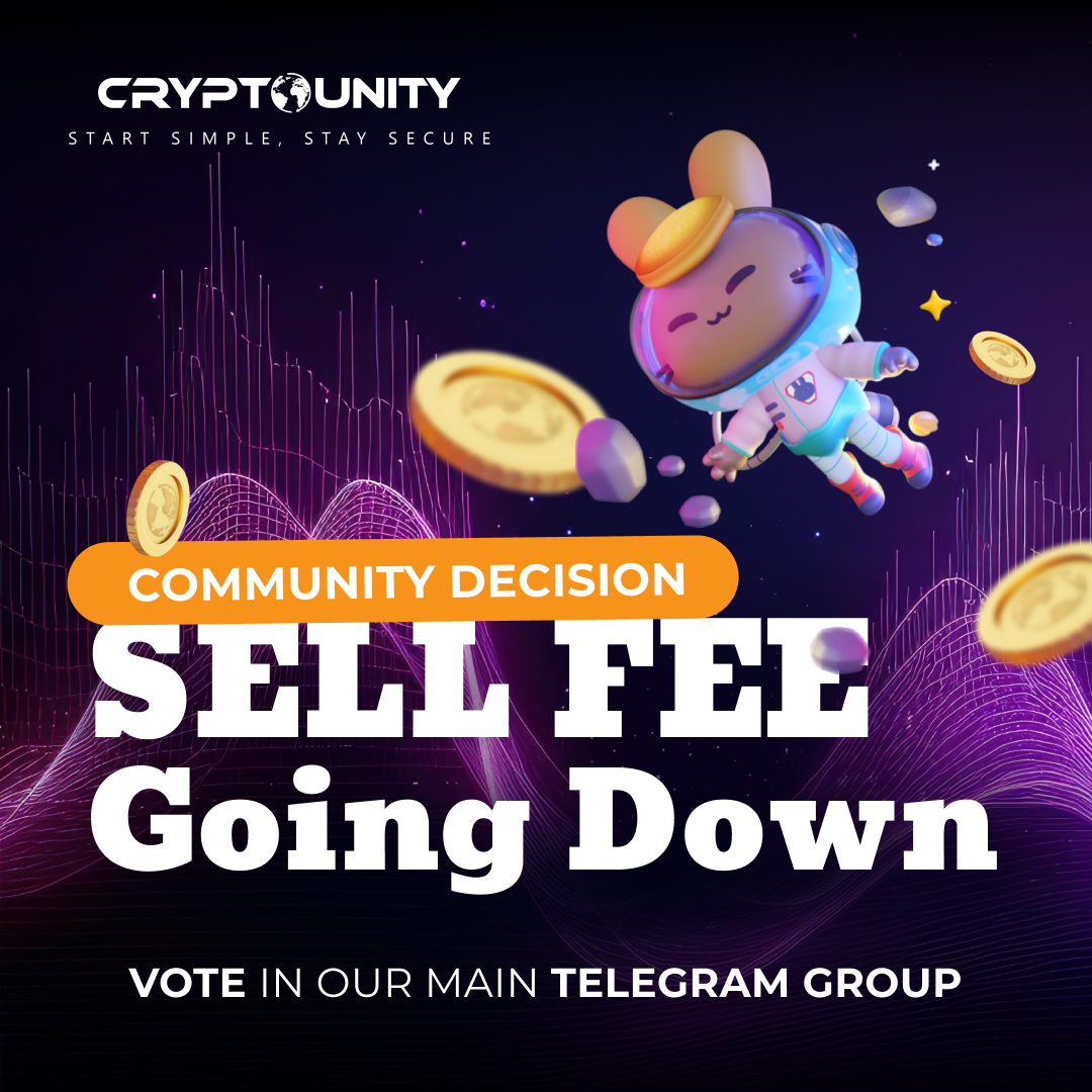 CryptoUnityCUT's tweet photo. Community Vote on Sell Fee! 📉
We're lowering our sell fee to 3% based on our #community feedback. But how should we allocate it between $CUT holders & liquidity? 🗳️
🚨 Stay tuned for tomorrow’s poll in our main Telegram group. Your voice matters! 🗳
#Crypto #SellFee https://t.co/mriS5D6CI1