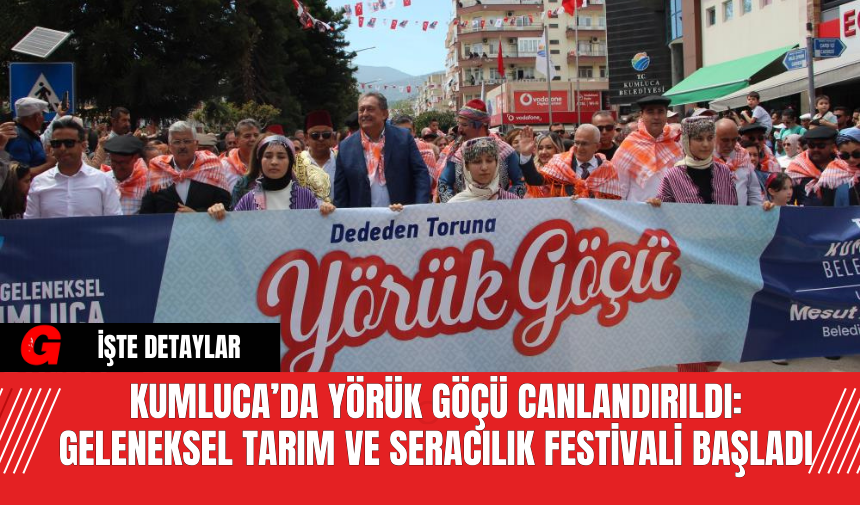 ⚡ Kumluca’da Yörük Göçü Canlandırıldı: Geleneksel Tarım ve Seracılık Festivali Başladı: Antalya’nın Kumluca ilçesinde düzenlenen 25. Geleneksel Kumluca Tarım ve Seracılık Festivali’nin açılışı, Yörük göçünün canlandırılmasıyla… dlvr.it/T66yVb #GÜNDEMANTALYAKumluca