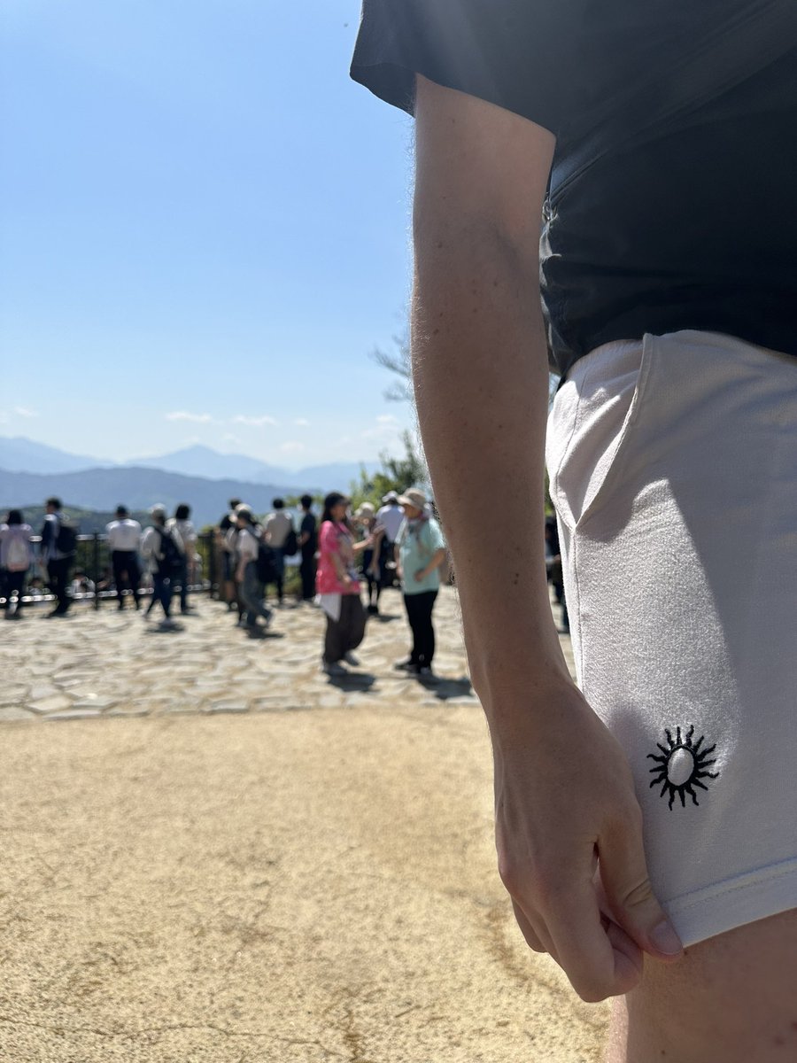 Solbrah sol shorts soldier spotted in the wild at mount takao @solbrah 🌞💪🏾