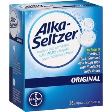 hangover sonrası kendinize gelmek için en iyisi Alka-Seltzer dir aksini iddia eden liboştur.