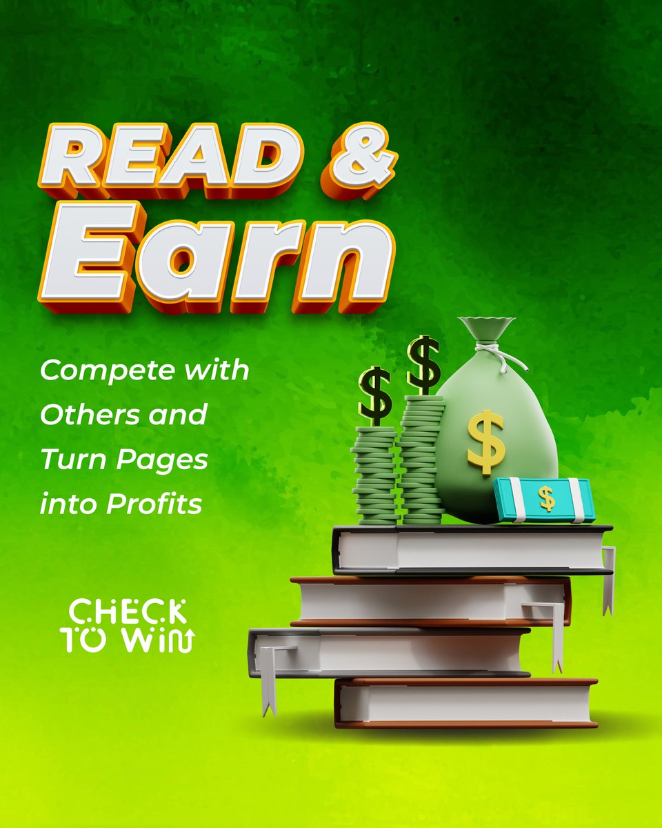 📚 It's simple, we all like to read. Then it will be love if we earn money in same time.

💲Try our innovative application and earn from competition after reading books

#moneybooks #earnmoneyfromhome #earnmoneytoday #earnmoneyfast