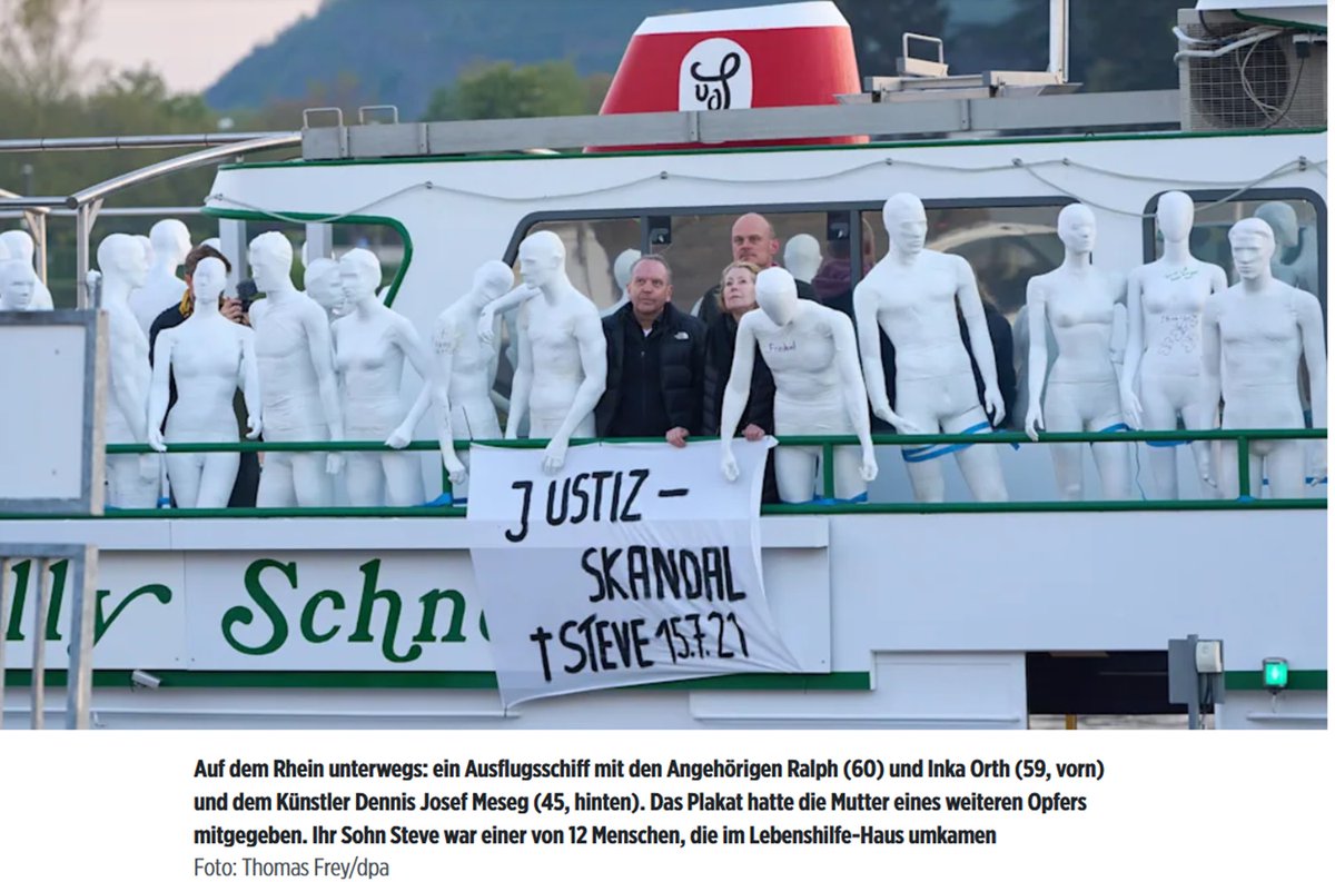 Ja, es ist ein makaberer Weg & ein stummer Schrei darüber, was vor knapp 3 Jahren im #Ahrtal #RLP #RheinlandPfalz passiert ist. Aber über den #Rhein nach #Mainz zu fahren, soll wachrütteln & längst fällige Rücktritte anstoßen. 

135 Menschen starben, weil die Landespolitik…