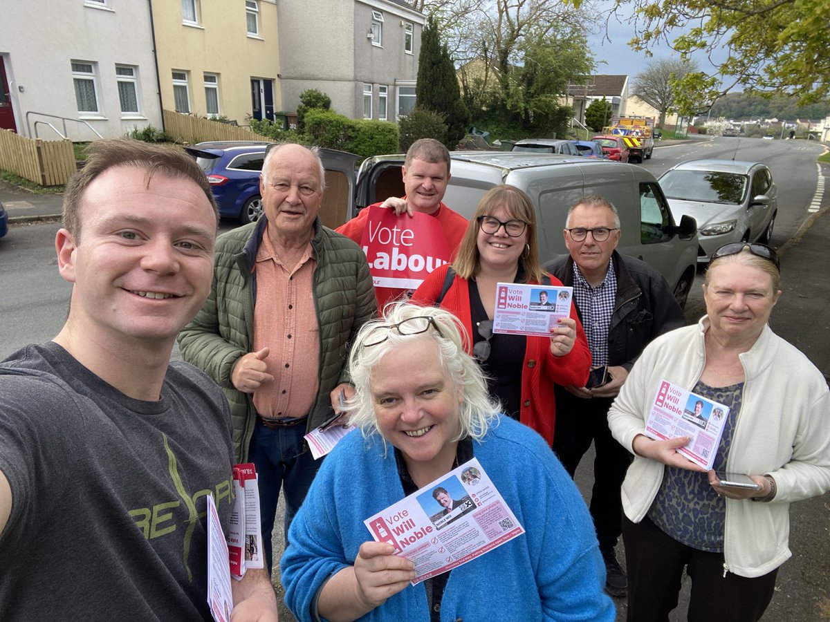 Super positive morning canvassing with @willnobleuk and @PlymouthLabour ahead of 2 May locals!