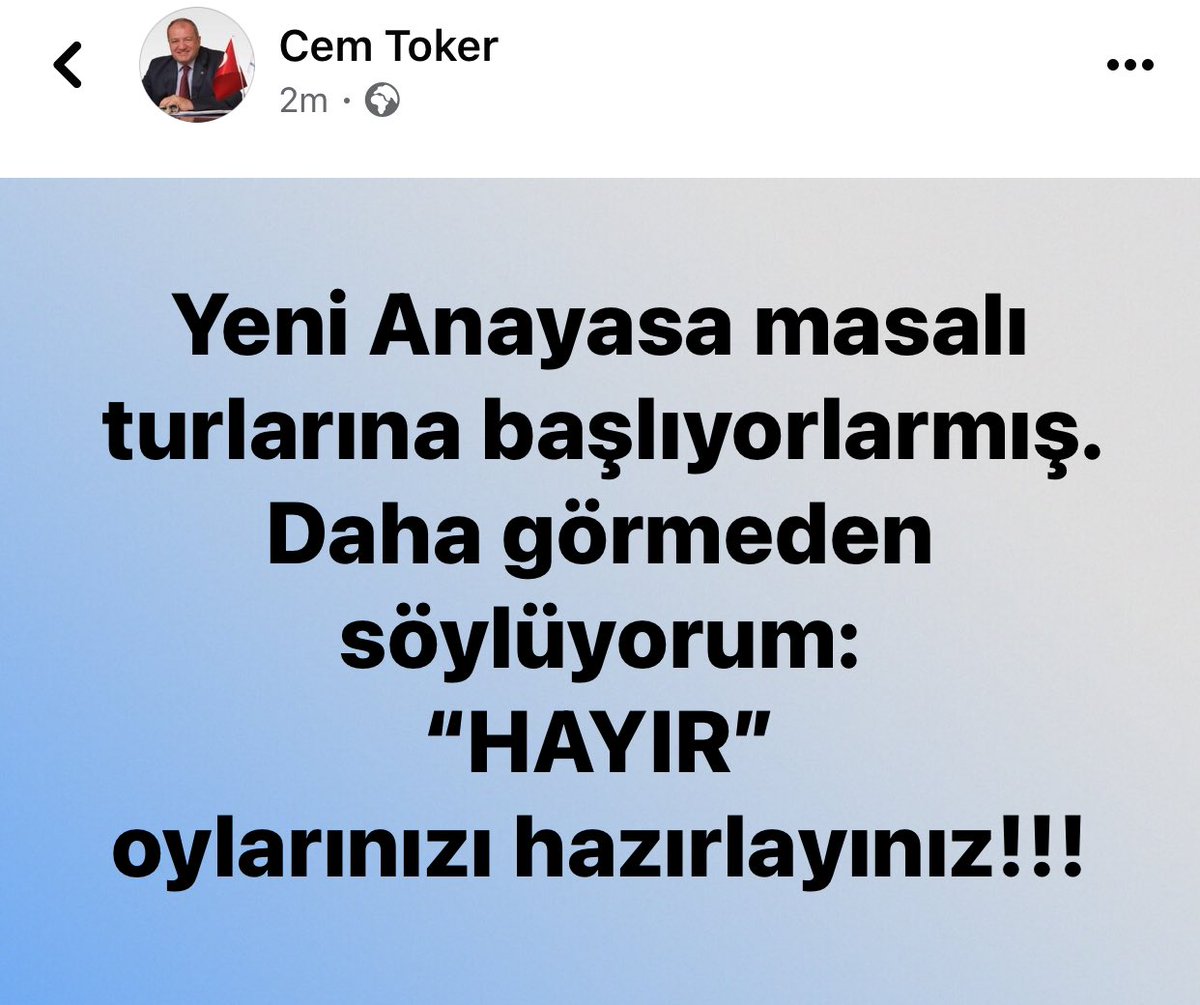 Çünkü her Anayasa değiştirdiklerinde, daha da otoriterleştiler, demokratik hukuk devletinden daha da uzaklaştılar, özgürlükleri daha da daralttılar, milleti daha da fakirleştirdiler. Çünkü: EĞRİ CETVELLE DÜZ ÇİZGİ ÇİZİLMEZ Nokta!!!