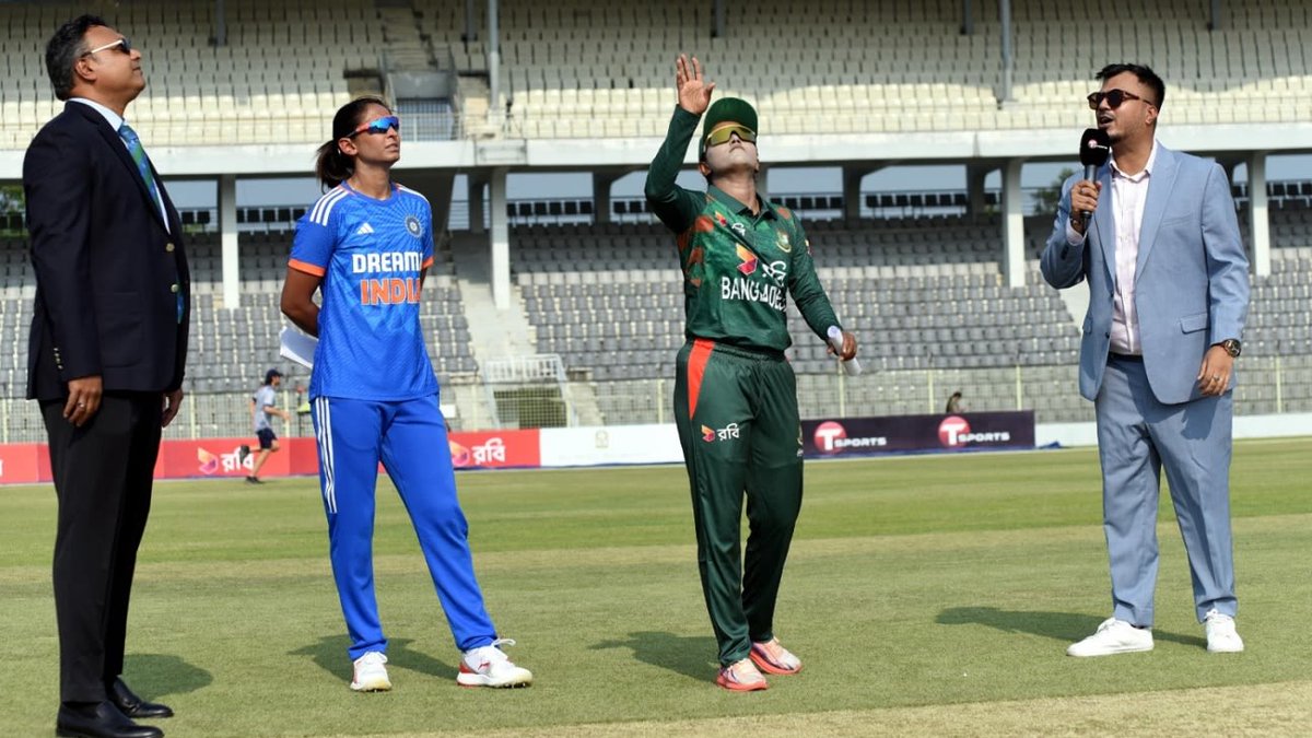 CricketAlarm's tweet photo. Match Report - BAN-W vs IND-W 1st T20I, April 28, 2024 https://t.co/vQ6vzhdJdo