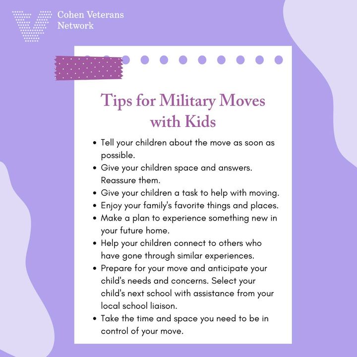 #Militaryfamilies relocate three times as often as their civilian peers. Every move means a new home, new school, new friends and potentially more stress on military children. Here are some helpful pointers to help your #mightymilitarykid adapt.