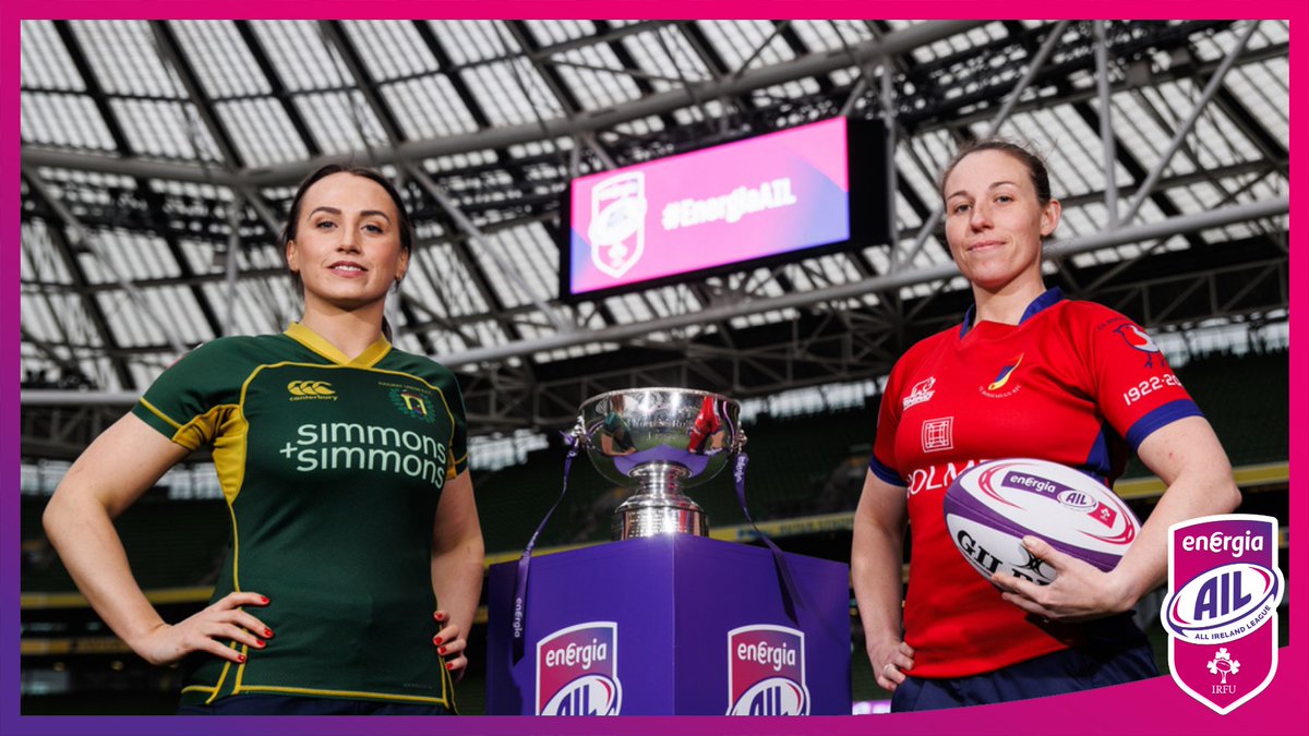 Finals Day. The blue riband event of the #EnergiaAIL season fittingly brings together the two most consistent teams in the Energia All-Ireland League Women’s Division, as @ULBohsWomen & @RFCRailwayUnion meet in a repeat of January’s All-Ireland Cup final. Preview:…