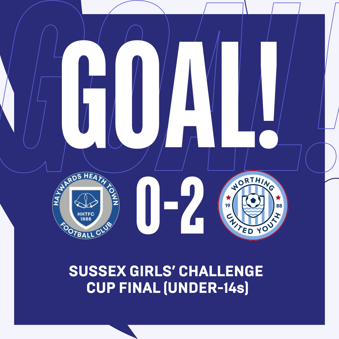 SussexCountyFA's tweet photo. 38: GOAL!!! Worthing double their lead! This time it's Mia Balmer, who's marauding run down the flank sees her get the beating of all the Haywards Heath defenders, and once faced with keeper Skagerlind, she made no mistake, blasting her shot into the roof of the net!

@HHTWomen 0 @wuyfc 2

#CountyCup🏆 #SussexFootball⚽️