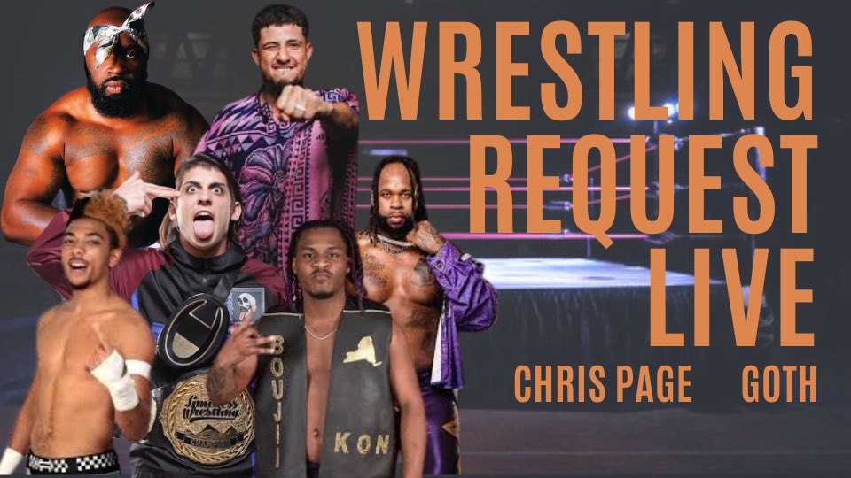 Wrestling Request Live @ 3 PM EST over on Twitch featuring match requests from our discord server- On the show matches from- @Rico94Gonzalez @REAL1TERRYYAKI @IsaiahBroner @jboujii @PrettyBoySmooth @ThePrizeCityOG & more. twitch.tv/ccpepodcasting @Fireside_Goth