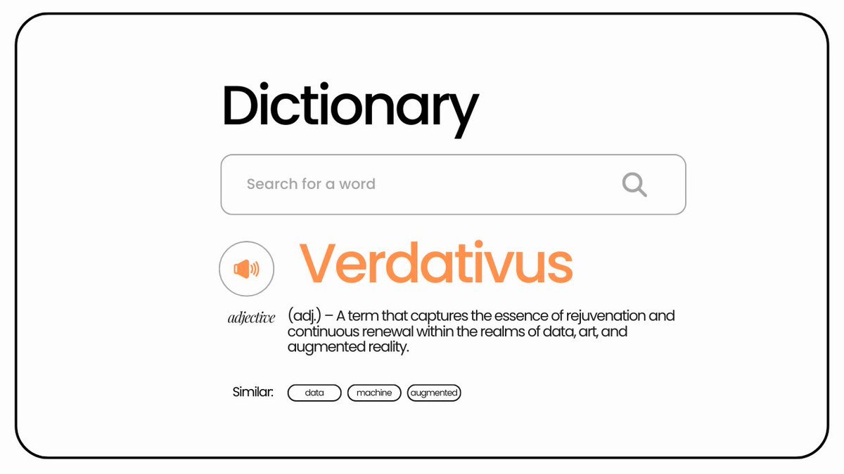 Verdativus The Dictionary of Datasculpting #Verdativus open.substack.com/pub/mlearning/…