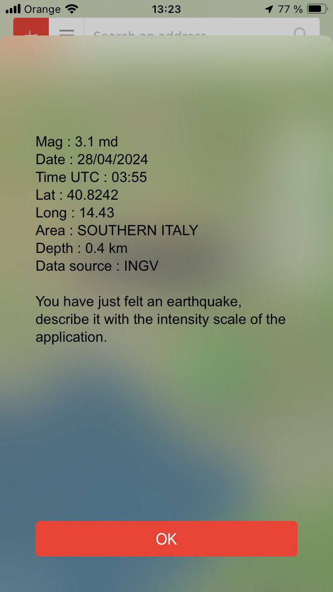 Shallow #earthquake below #Vesuvius #Volcano #Napoli #Italia recorded by @INGVterremoti Share your personal report in real time with @Signalert app if you felt something.