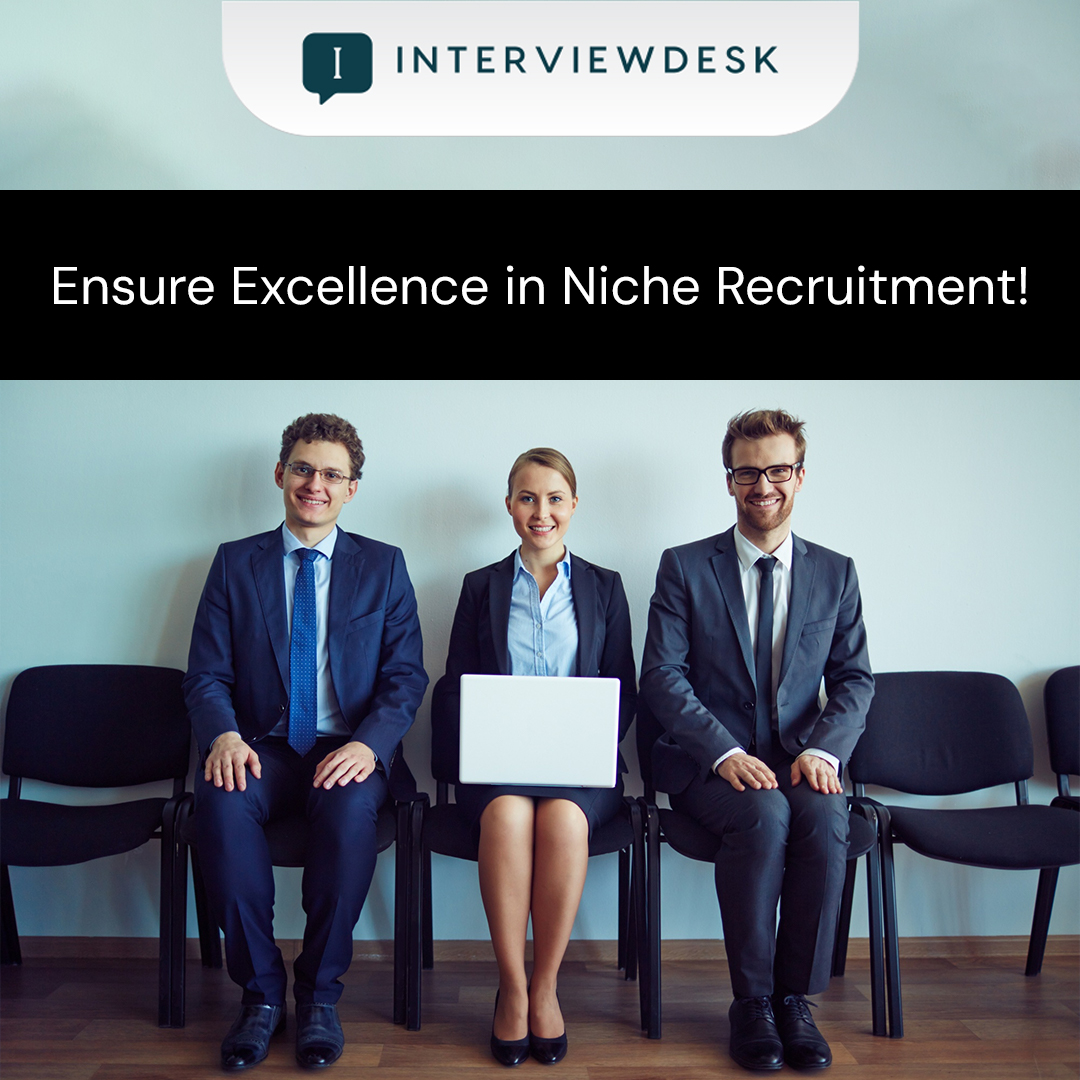 Our 2000+ expert panels guarantee quality evaluations and insights, helping you make informed hiring decisions for your specialized roles. Sign up: interviewdesk.ai/interviews-as-… #QualityHiring #NicheRecruitment #InterviewAsAService #EnsureExcellence