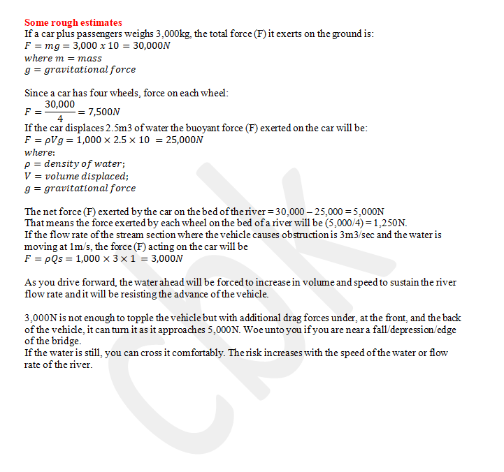 KoechBernard's tweet image. Explanation of what usually happens with some estimates****