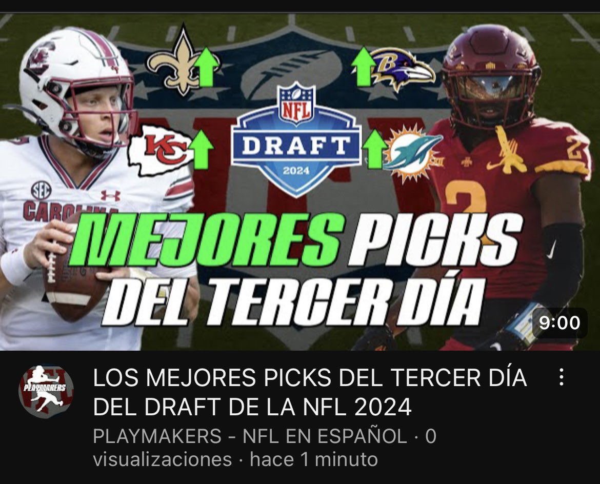AlvaroRRY's tweet image. 🚨MEJORES PICKS DEL 3º DÍA DEL DRAFT 🚨

Analizamos mis picks favoritos del Tercer Día del Draft con vídeo de los jugadores y su encaje en el equipo que los ha elegido

¿Cuáles fueron vuestros picks favoritos?

Link 👉 youtu.be/MvFp8RfyYB4?si…