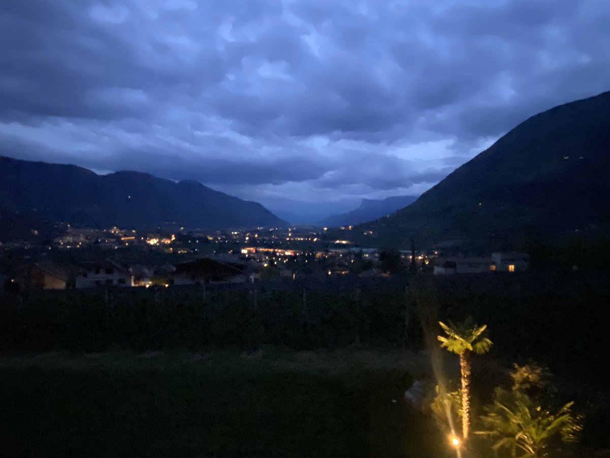 Und dann nochmal die Abendsicht genießen. #Südtirol