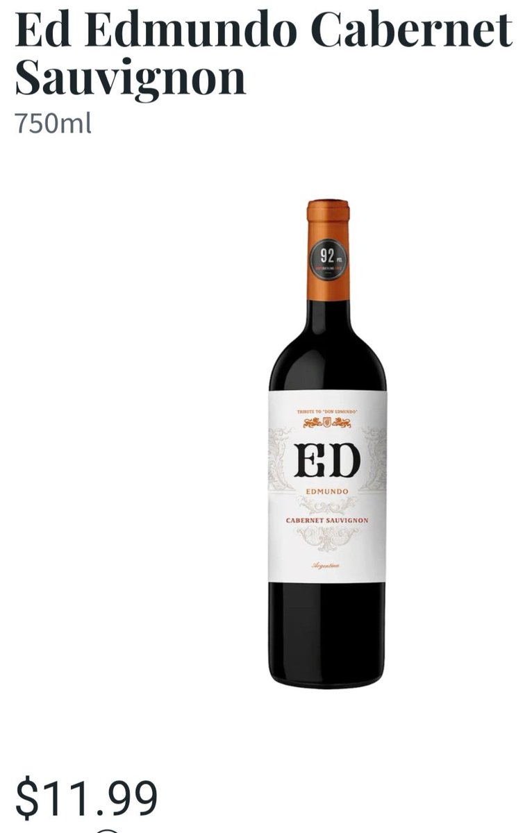 Cabernet Sauvignon Don Edmundo 🍷🥳 #EdmundoParaTodoElMundo