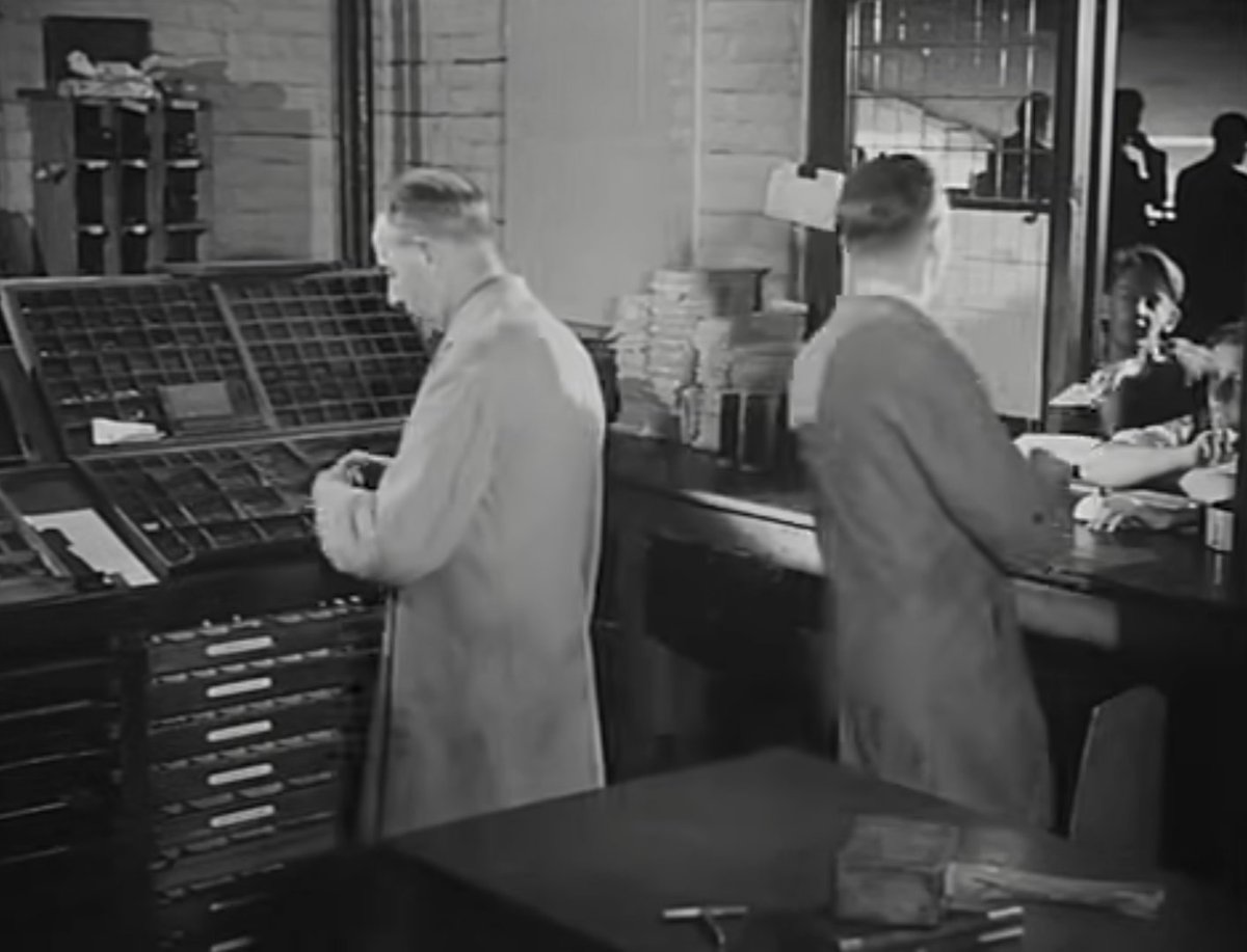 Wonderful footage in this video. I love the bit in which the Lord's printing room receives notes via vacuum tube in order to print continually updated scorecards for spectators arriving late and wanting to know the state of play. youtu.be/b8dbTxGJI1w?si…