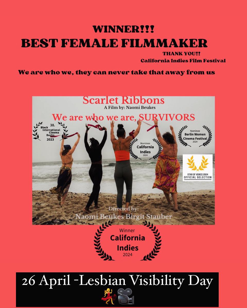 namiwel's tweet photo. Thank you!! #CaliforniaIndies  #lesbianvisibilityday #ourstoriesmatter #namibianstories #womeninfilm #writing #creating #change https://t.co/oHaQnKdorM