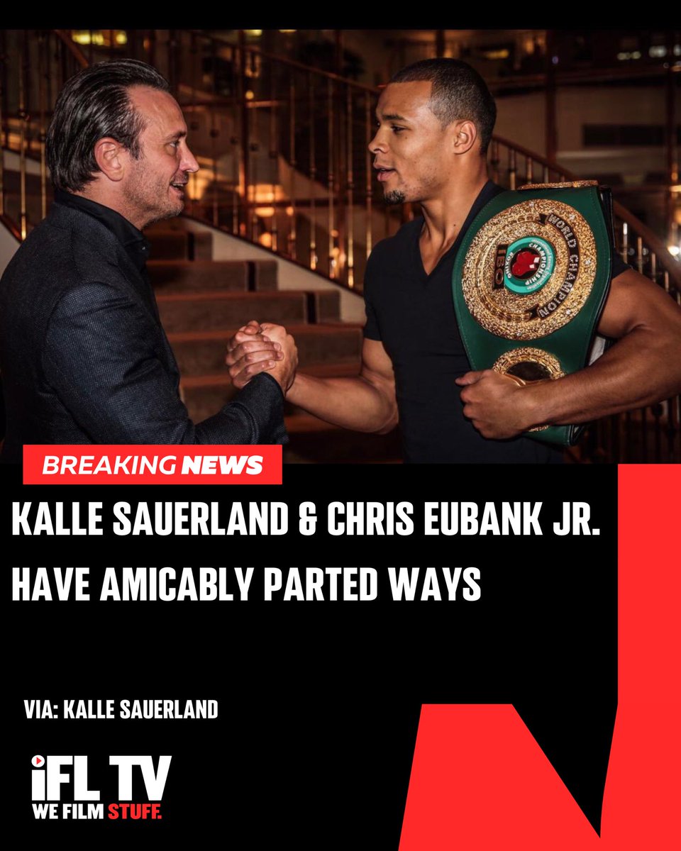 ‼️Kalle Sauerland & Chris Eubank Jr. have amicably parted ways 🥊

Via @SauerlandBros