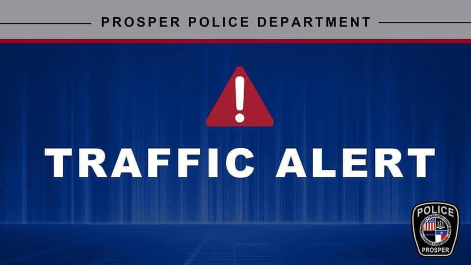 ROAD ALERT: Northbound Dallas Parkway at Prosper Trail temporarily closed due to flooding. Please find an alternate route if traveling in this area.
