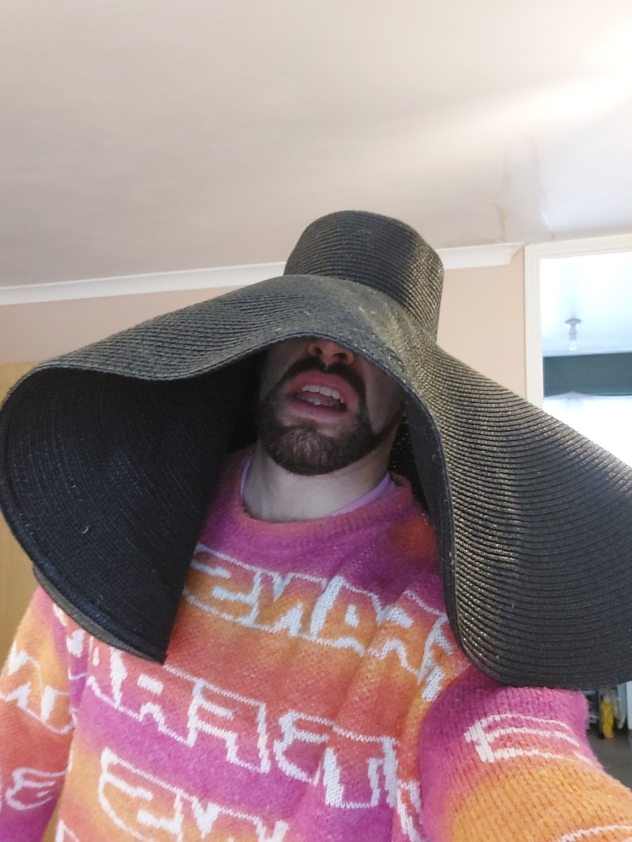 Moving house means uncovering insane past purchases, such as this ludicrously large sun-hat. So I wanna know - what's the most ridiculous thing you own? Drop pics