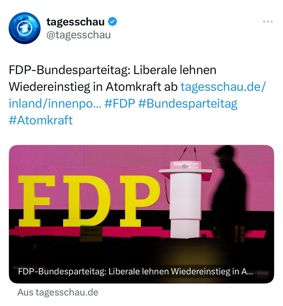 Nie wieder @FDP - Wer gelb wählt, bekommt immer grün am Ende.