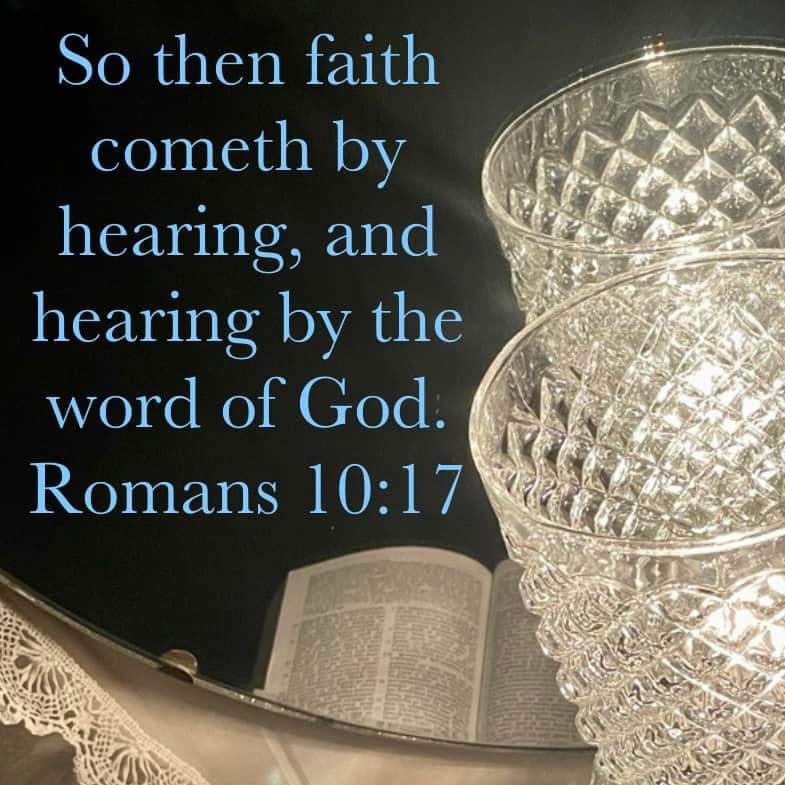 Romans 10:17
#faith #hearing #word #ofgod 

#bible #bibleverse #biblequotes #quote #quotesforlife #god #hallejuah #thanksbetogod #love #protection #happy #joy #destiny #path #inthespirit #Blessed