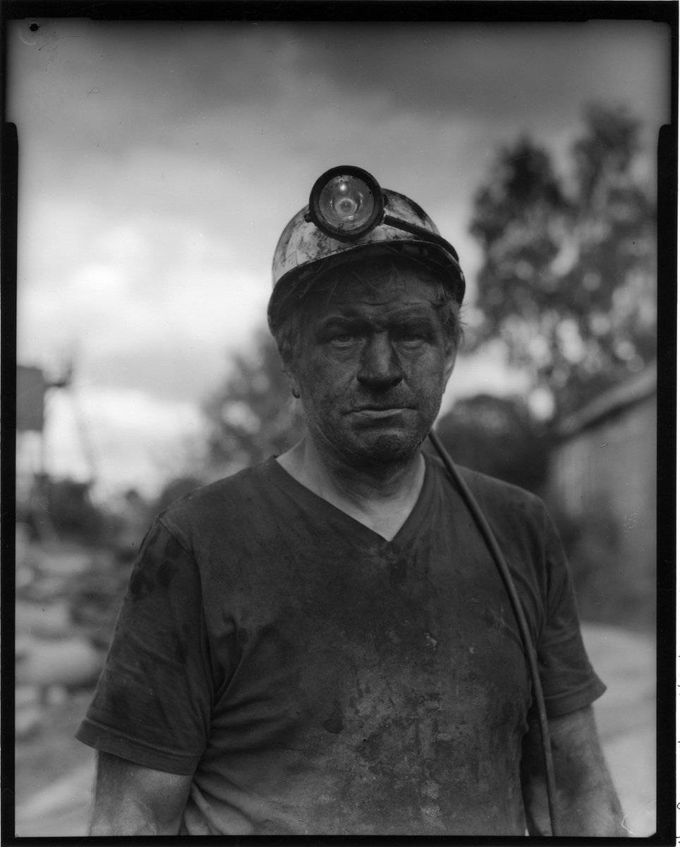 One of the last Yorkshire miners from Life goes on @SaltsMill open Weds to Sun 10-5
