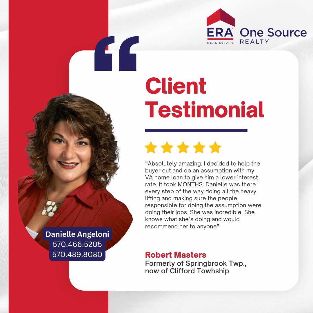 #ClientTestimonial #TeamERA #NEPA #RealEstate #InYourCorner #Experience