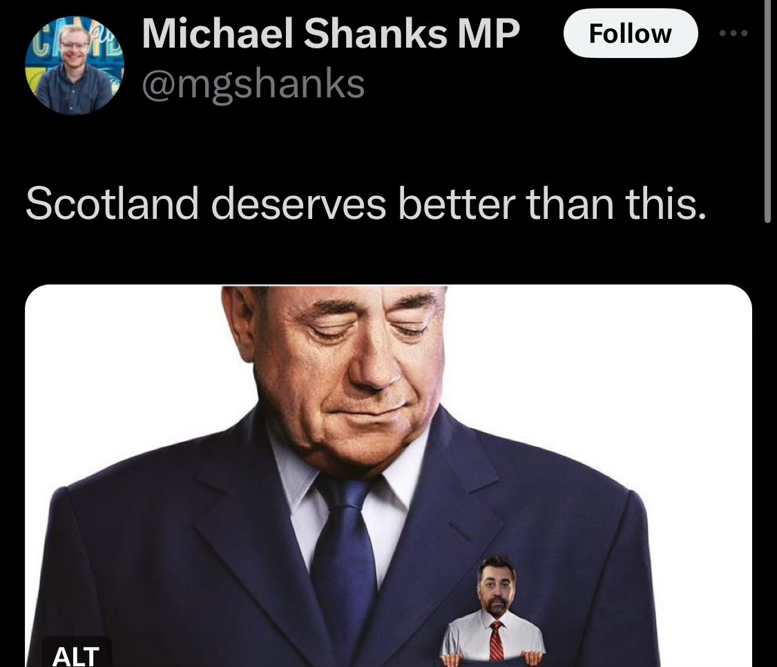 Scotland deserves to be independent not subordinate to a parliament in another country. It’s high time Michael and his branch office learnt that.