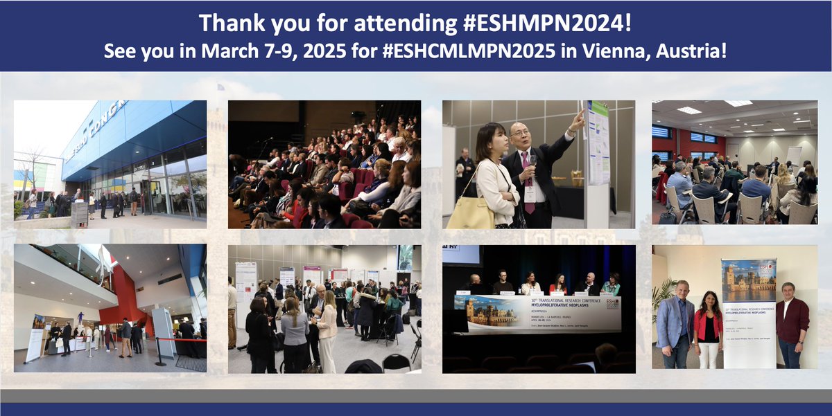 🎉 #ESHMPN2024 Many thanks to @jjkiladjian, @rosslevinemd, @jyoti_nangalia & all the faculty members for this remarkable meeting in Mandelieu 🇫🇷 We also thank all the participants for their questions & comments! Don't miss upcoming #ESHCONFERENCES: visit esh.org