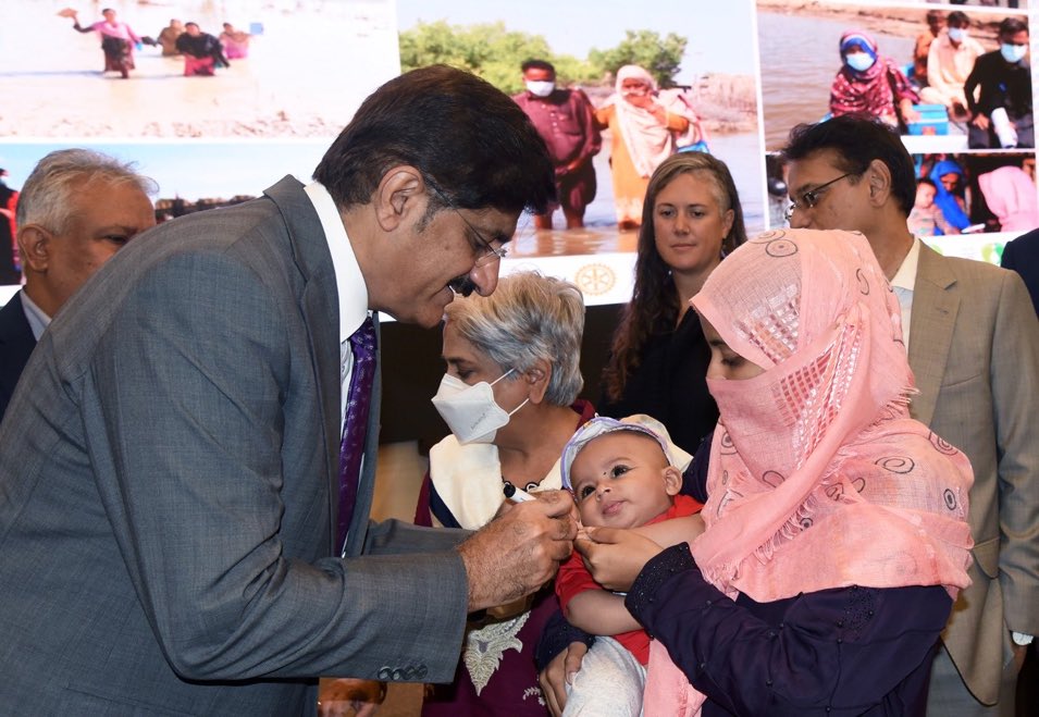 Sindh CM @MuradAliShahPPP launches a week-long National Immunisation Campaign starting April 25, targeting 8 million children across 25 districts with polio vaccines. #PolioFreePakistan
