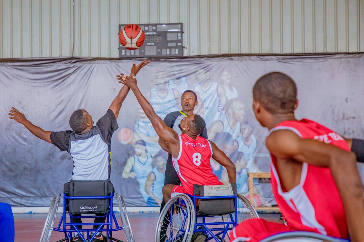 🚨Welcometo the WHEELCHAIR BASKETBALL LEAGUE - FINALS🚨 ▶️ 3rd place (Men) Indangamirwa vs Musanze 📍: @stecol- Gymnasium