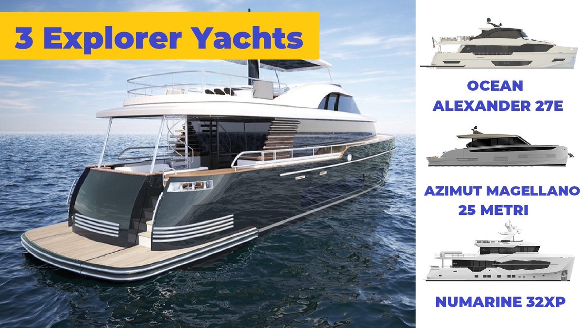3 Explorer Yachts - For a generation of sea adventures youtu.be/34Icfm8bOqE?si… via @YouTube  #exploreryachts #yachting #yachts