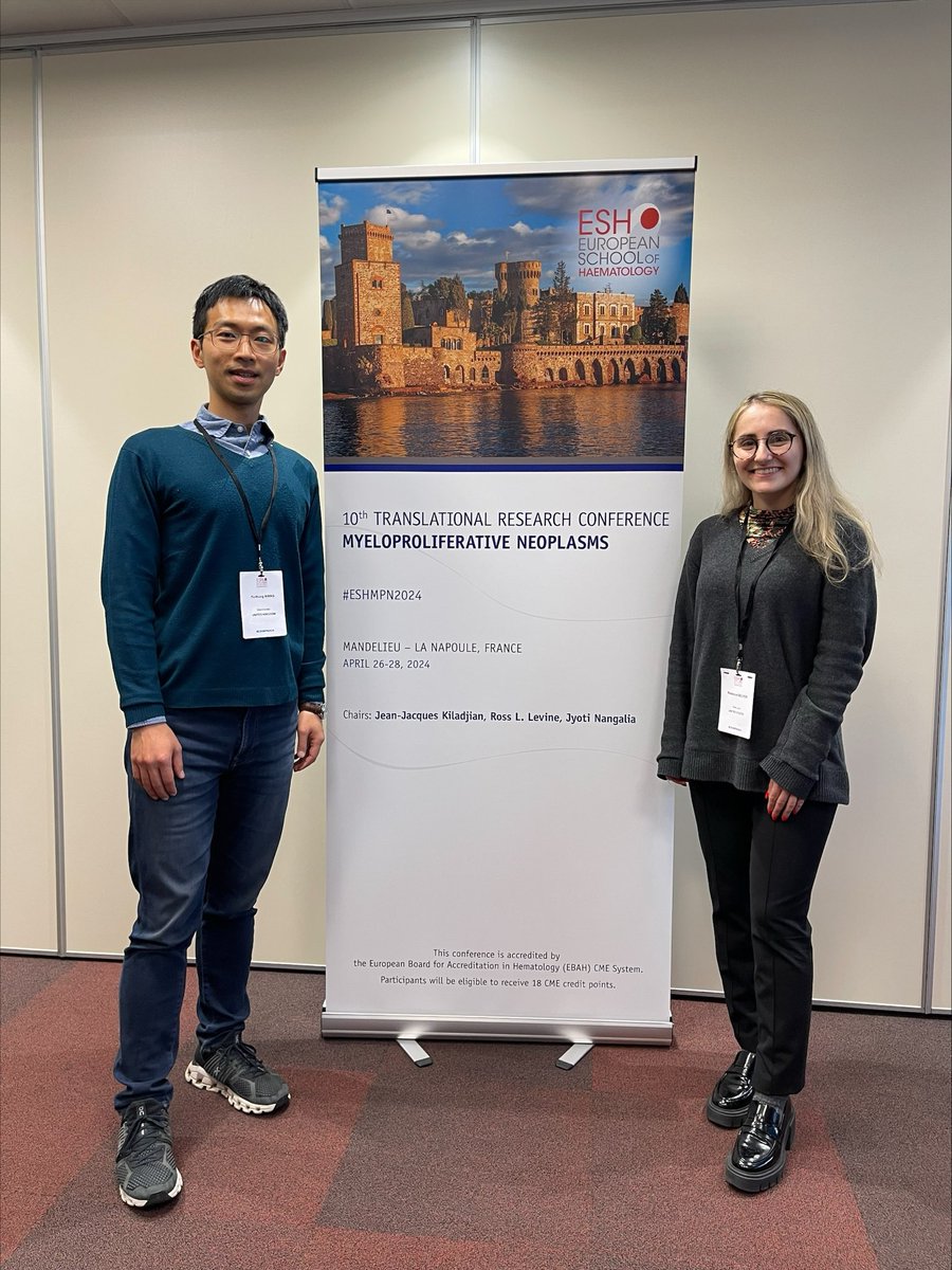 🙏 And a special thanks to @r_gelfer and @Wang_Yu_Hung, our #ESHYOUNGREPORTERS, for lively reporting this conference from a scientific perspective! #ESHMPN2024 #ESHCONFERENCES #HAEMATOLOGY #HEMATOLOGY #MPNsm