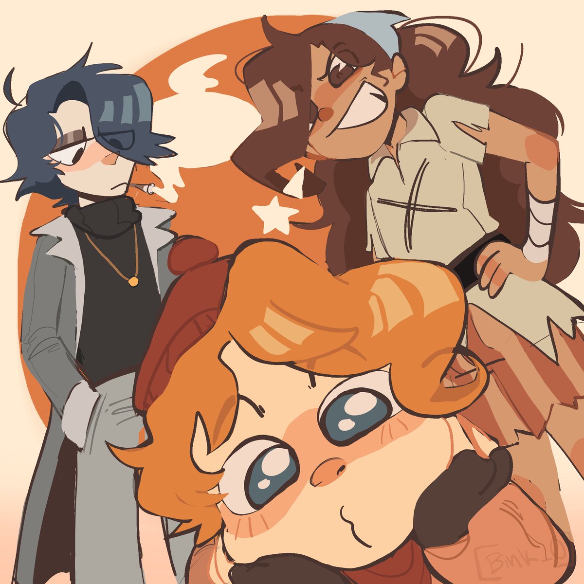 Bink_069's tweet photo. Haven’t been on here a while but here a redraw of my old ramshackle art I did bf it came out(you can see it in insta) #ramshackle #ArtistOnTwitter #artwork #ramshackelfanart #fanart https://t.co/EqdWUUB3Sf