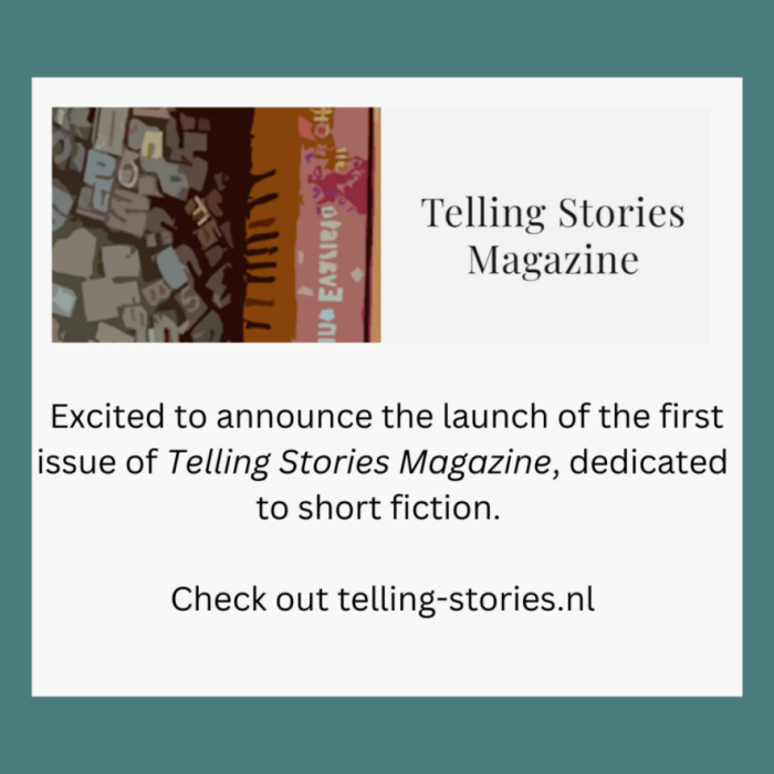 ✨ Josje Weusten announced the launch of the Telling Stories Magazine where students focus on creative writing in connection to literary analysis. Read the first issue which is filled with impactful stories by our talented students here: bit.ly/3Qf1Hts