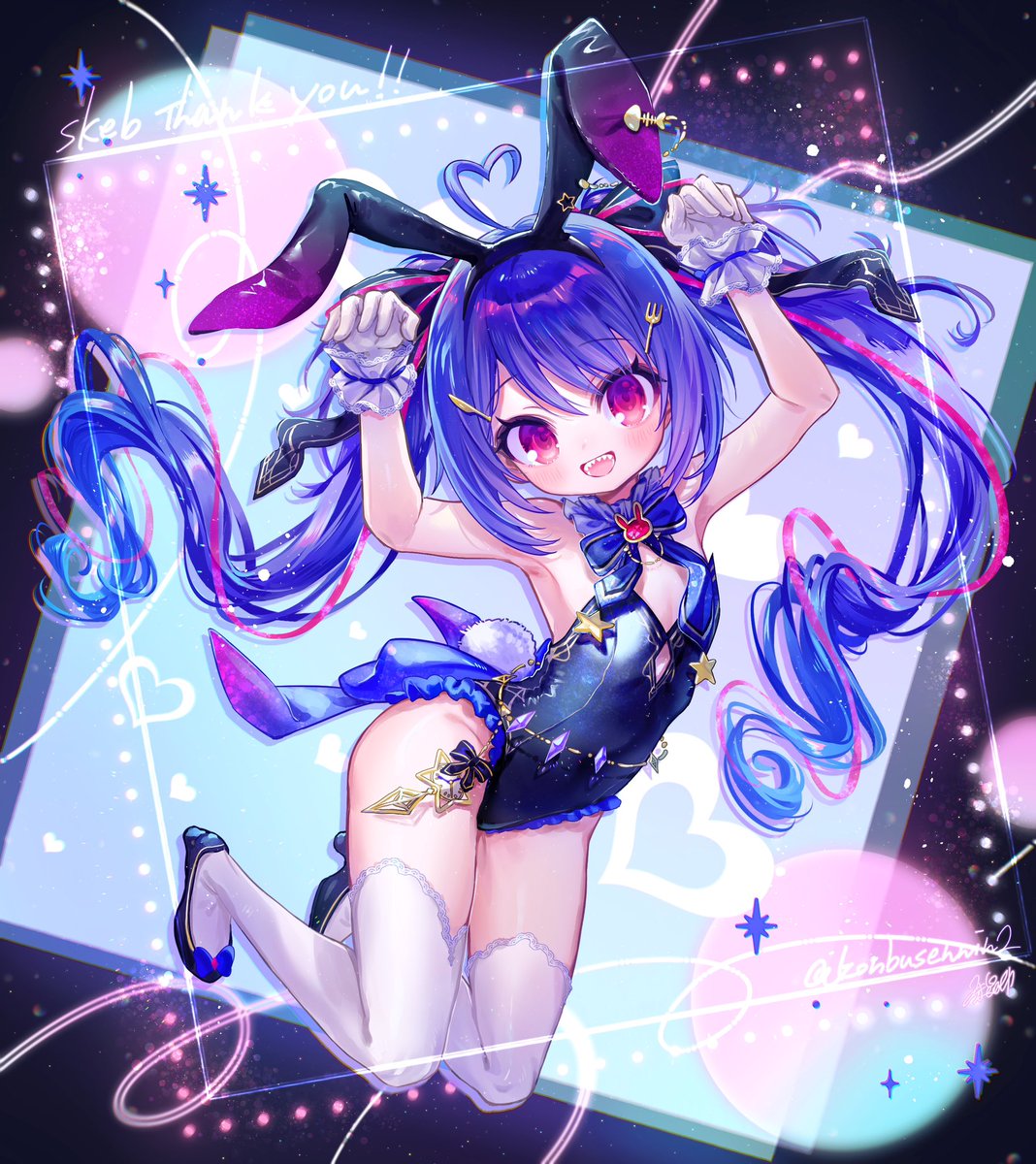 「skebありがとうございました! #ラヴがき」|朱昆布のイラスト