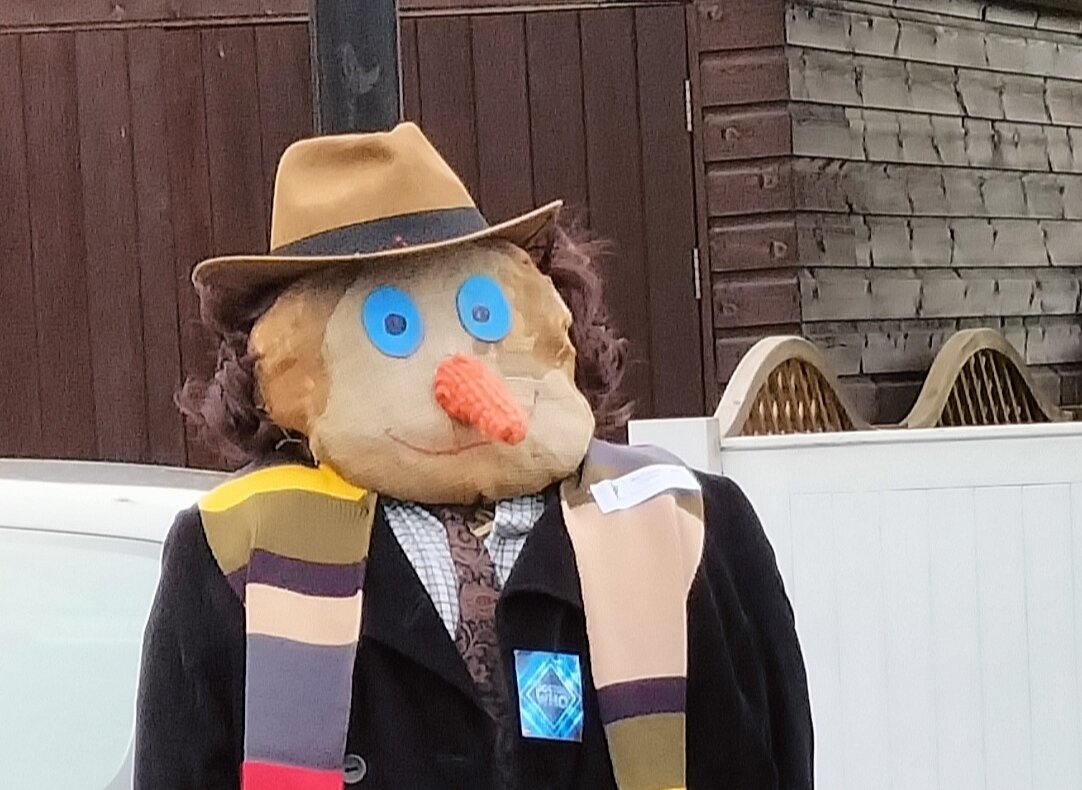 Tom Baker but with the face of Jon Pertwee...