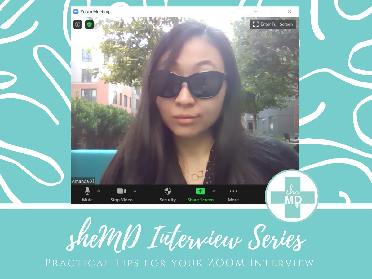sheMD (@shemdtweets) on Twitter photo Dr. Amanda Xi (<a href="/amandasximd/">Amanda S. Xi, MD</a>) shares functional tips on how to best interview for residency in this virtual era
Optimizing your lighting and camera height/angle
bit.ly/3mWZMbX
#sheMD #WomenInMedicine #MedStudentTwitter Dr. Amanda Xi (<a href="/amandasximd/">Amanda S. Xi, MD</a>) shares functional tips on how to best interview for residency in this virtual era
Optimizing your lighting and camera height/angle
bit.ly/3mWZMbX
#sheMD #WomenInMedicine #MedStudentTwitter