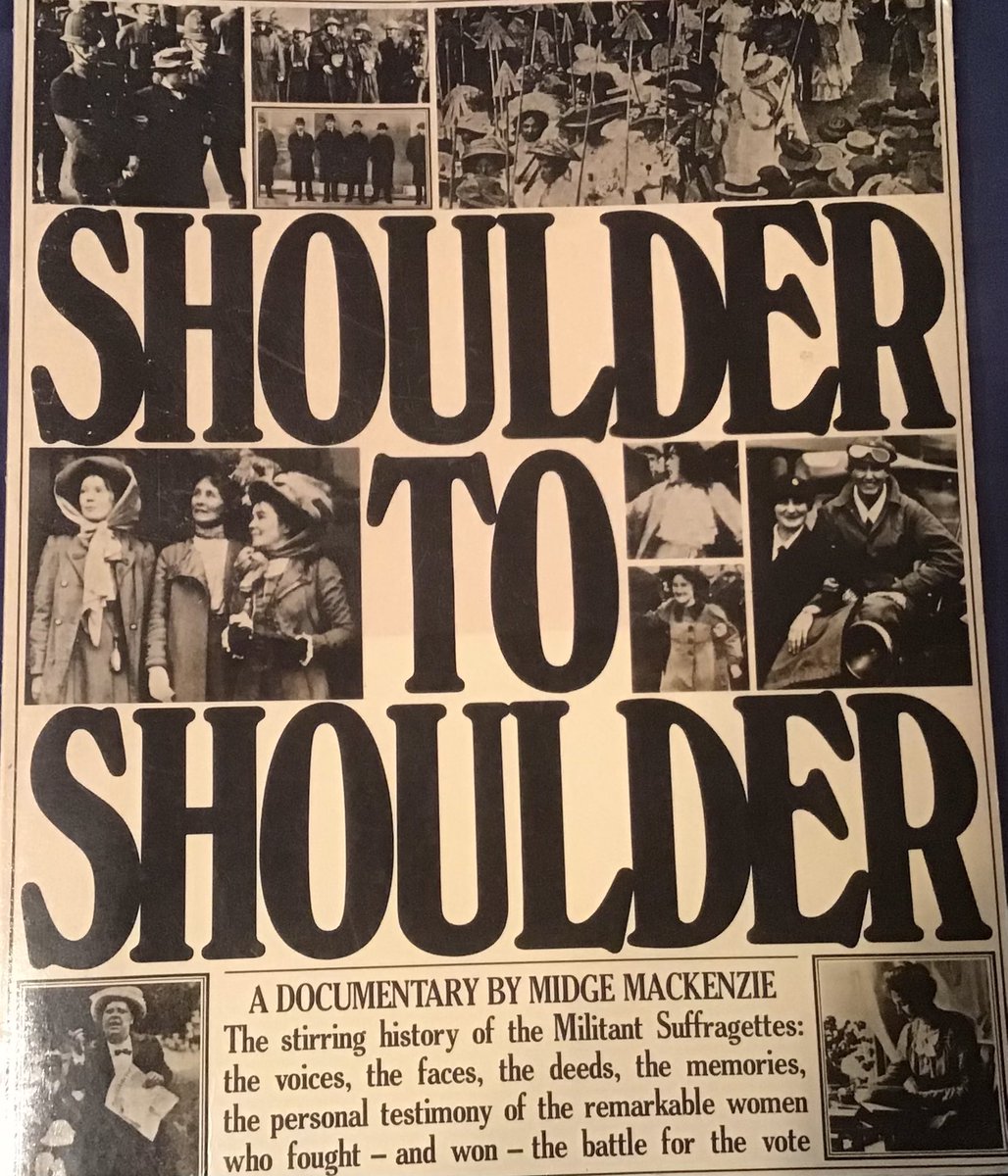 If you’re watching Shoulder to Shoulder on @BBCiPlayer and would like a copy of the book of the series - I do have one for sale in my current catalogue womanandhersphere.com/2024/01/29/boo… £10 +postage. DM me if interested