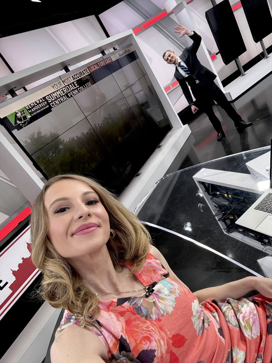 kaylamarie_tv's tweet photo. Good #Sunday morning everyone! 👋🏻 Jackson and I are waiting for the SUN 🌞 to arrive with that 80 degree weather. I have your news, he’s got your forecast. Wake up with us! ☕️🌅 #Pennsylvania #sundayfunday #workbutmakeitfun 🌸 https://t.co/A6q35XT3m5