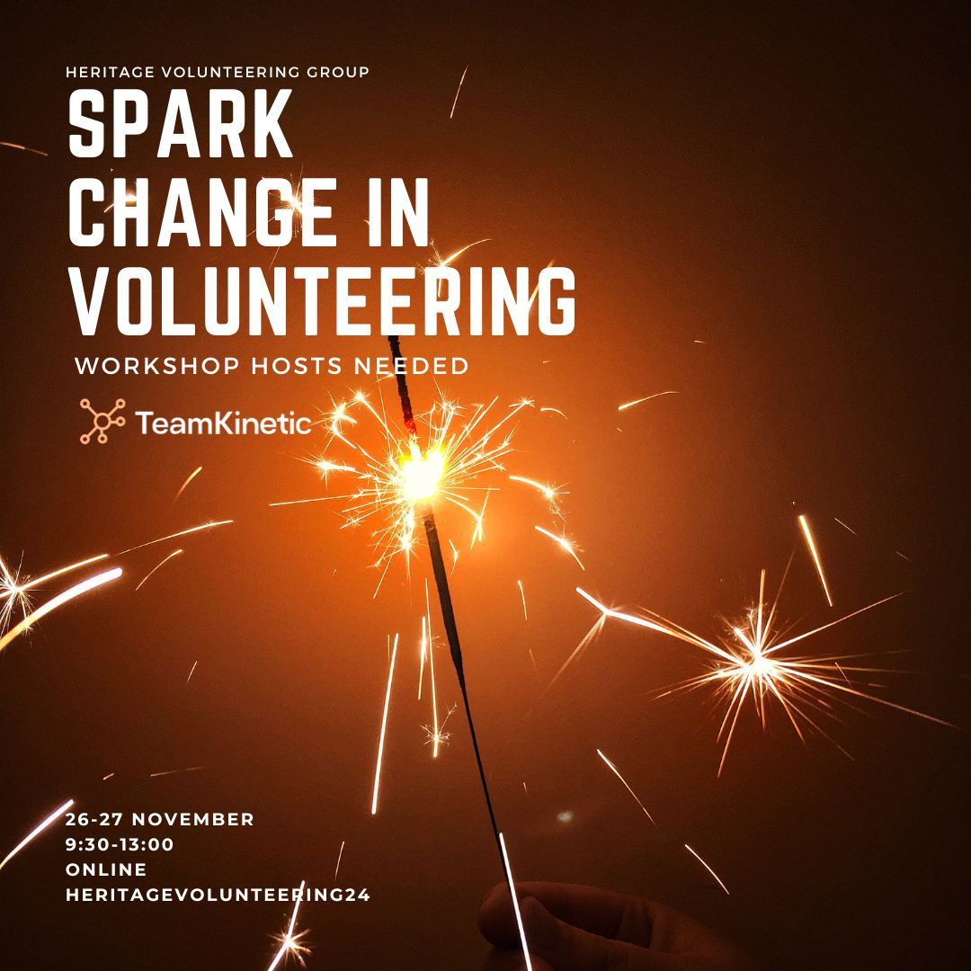 📖The Theme for our conference, #heritagevolunteering24 is Transformative Volunteering. We’re looking for passionate hosts for exciting workshops to help inspire other #LoVols

💻 To host a workshop, on 26/27 November just complete the form below by 31/05: buff.ly/4diVvub