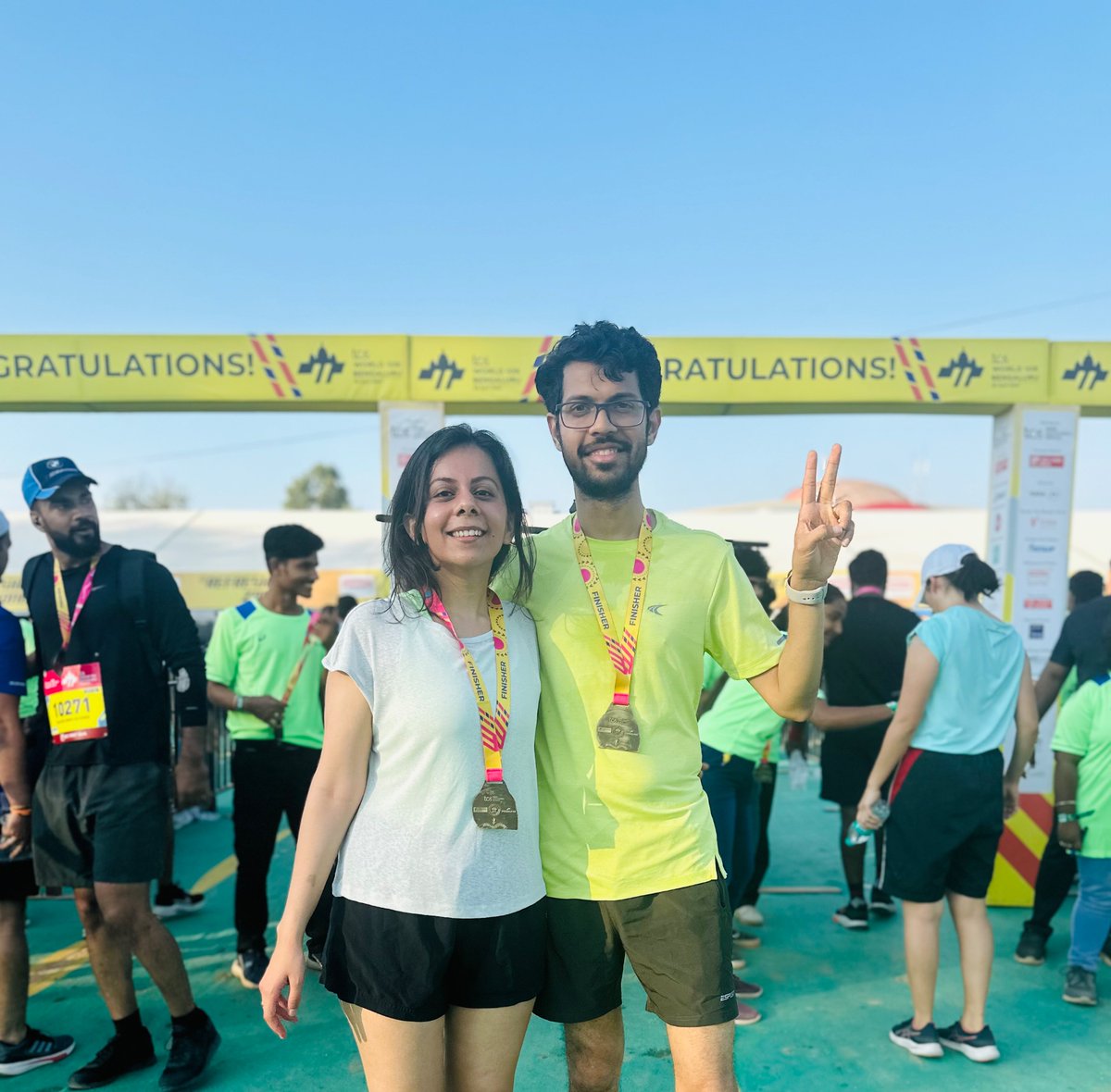MehakMalik's tweet photo. Excellent Sunday - Ran a 10k with my husband and fellow healthcare founder!  @saransh92garg 🎉 https://t.co/1Y2PTjv4c1