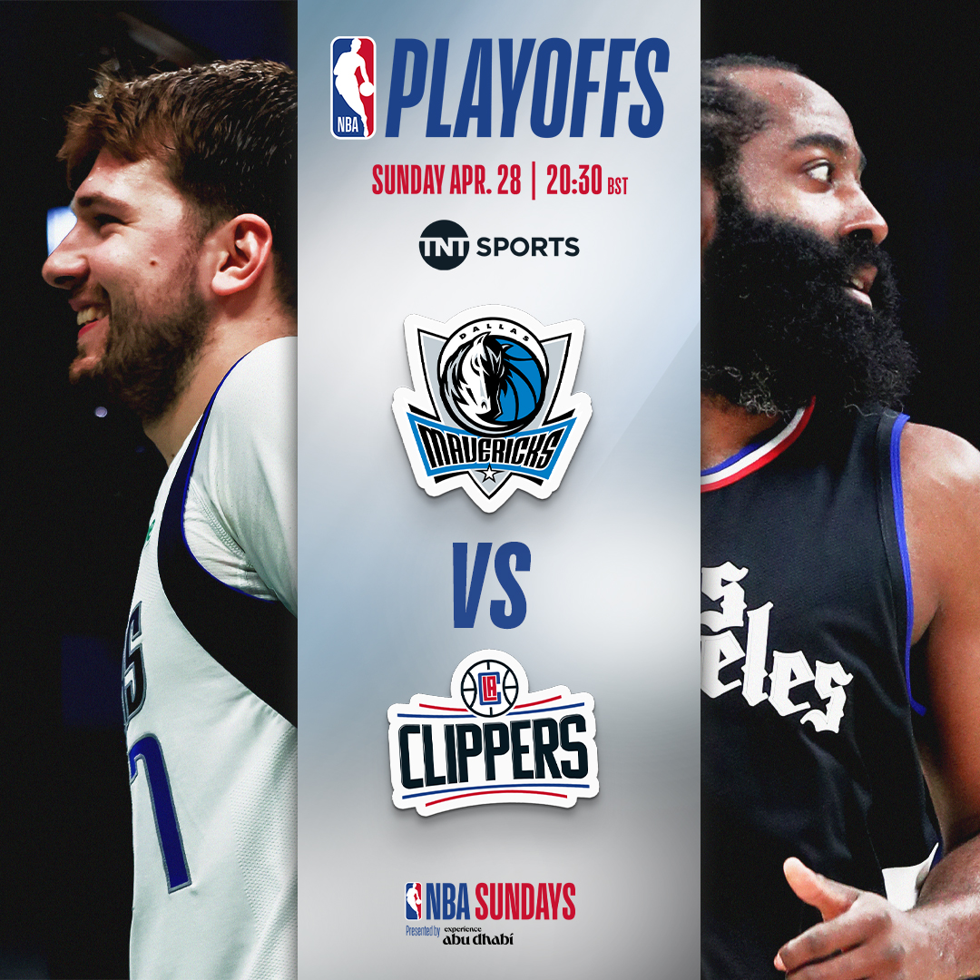 The NBA Playoffs continue tonight on TNT Sports 🙌🏀 The Mavs currently have a 2-1 series lead over the Clippers 🍿