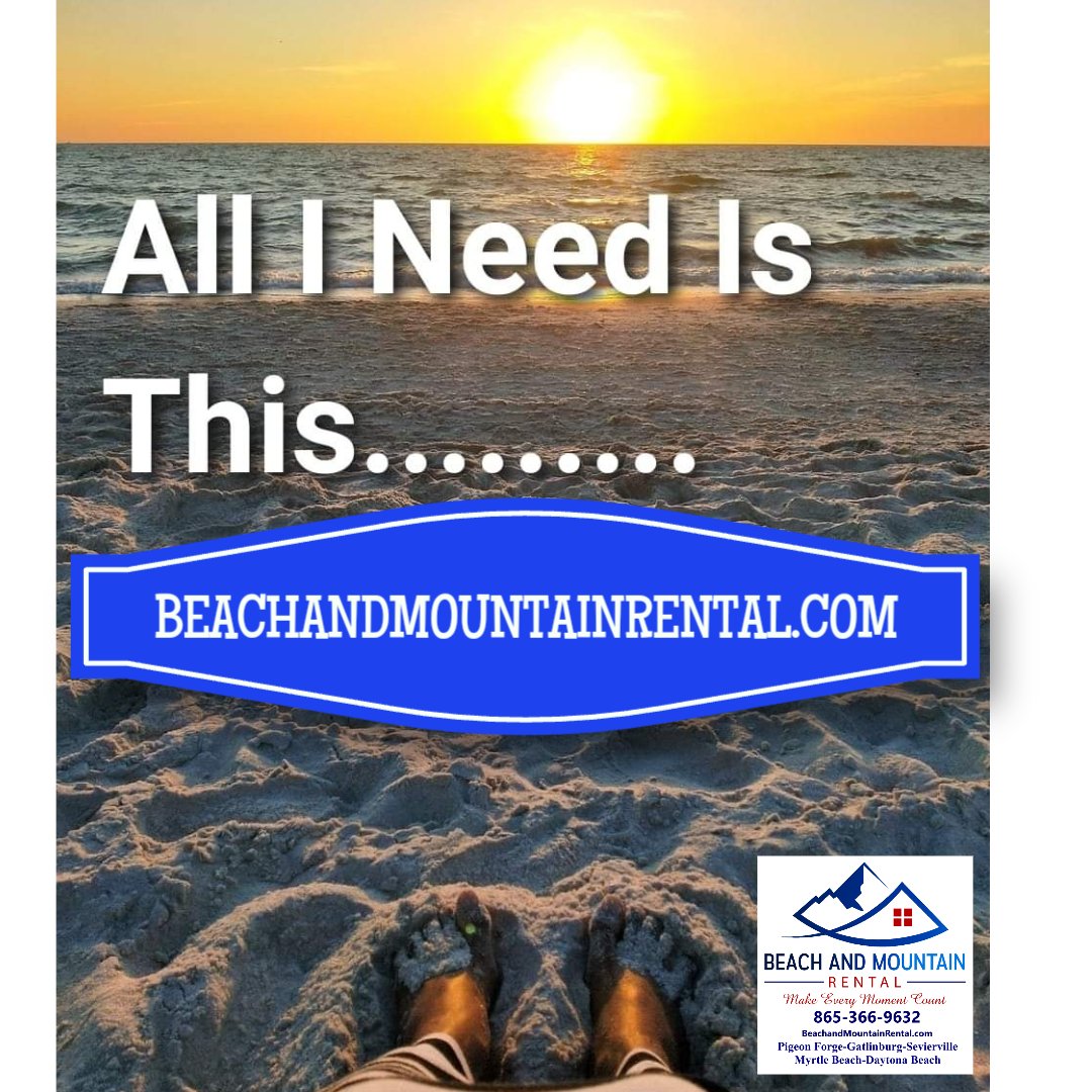 #beachandmountainrental #beachandmountainproperties #pigeonforge #Sevierville #Gatlinburg #smokymountains #myrtlebeach #daytonabeach #cabinrental #beachhouse