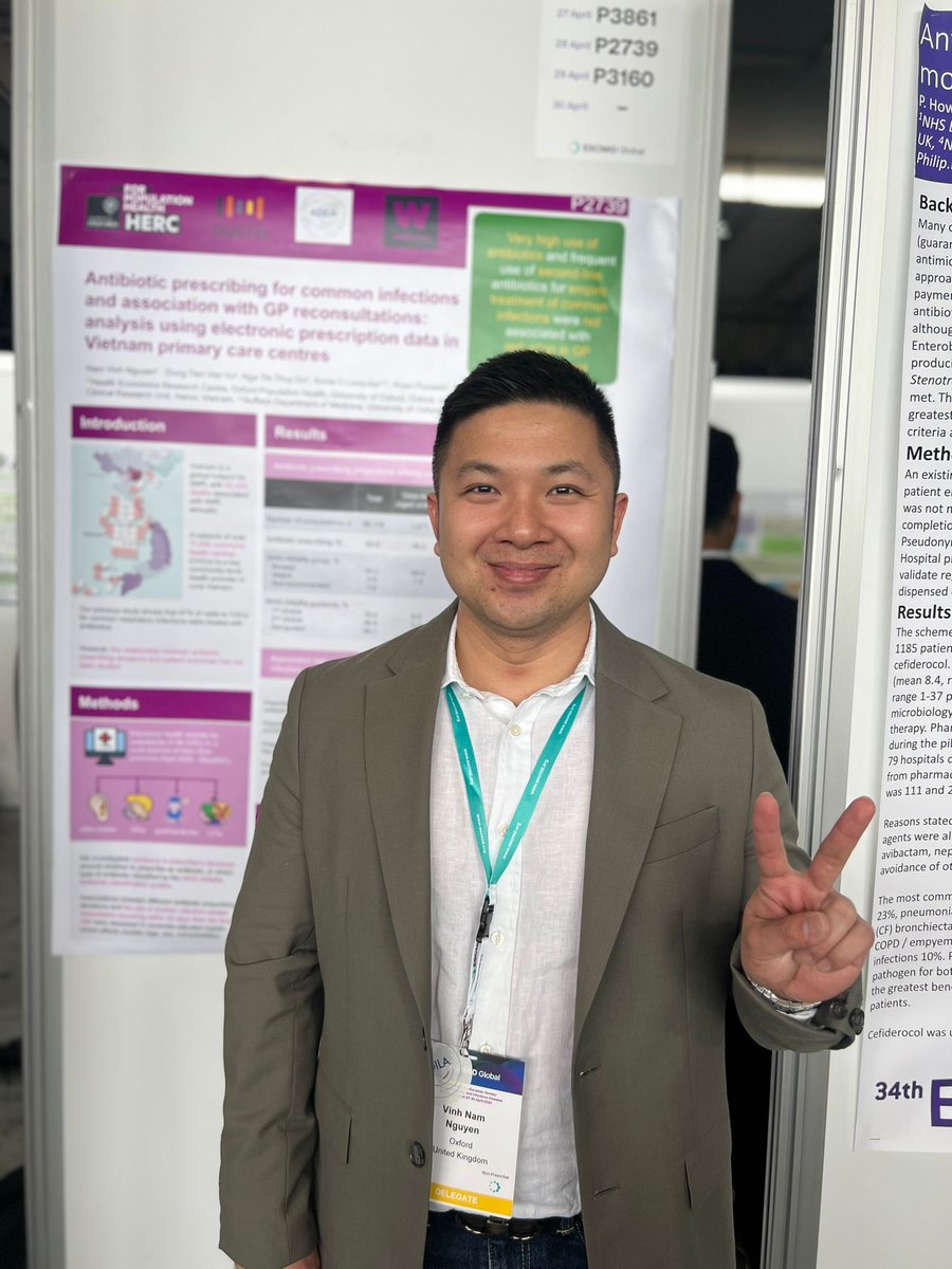 Very high use of abx and frequent use of 2nd line abx for empiric treatment of common infections were not associated with reduction in GP reconsultations.
Great poster from Nam Nguyen Vinh. #ESCMIDGlobal2024 #ADILA