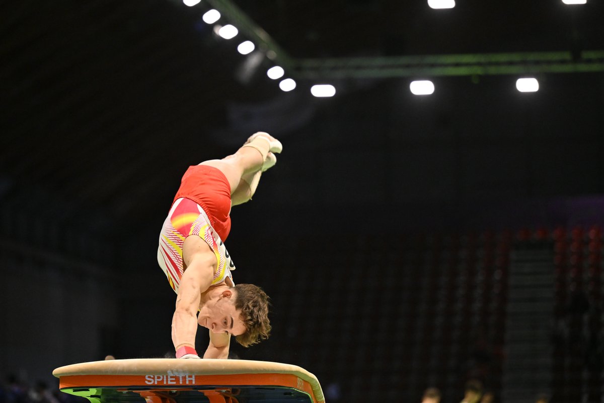 ¡Imparables Sergio Kovacs y Álvaro Giráldez! 🔥 🔝 Gran trabajo de nuestros gimnastas junior en la final individual junior All-Around del Campeonato de Europa #Rimini2024 🤩 🇪🇸 Álvaro Giráldez 8º (77.631) 🇪🇸 Sergio Kovacs 12º (77.265) ¡Enhorabuena! #TeamESP #GAM