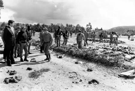 28 de abril, hace 35 años, 
67 Terroristas del MRTA - todos armados- se dirigían a tomar a sangre y fuego las localidades de Jauja y Tarma.
Entre Los Molinos y Huertas, son interceptados por patrullas del Ejército.
Se generó un intenso combate , en el MRTA  cayeron todas sus