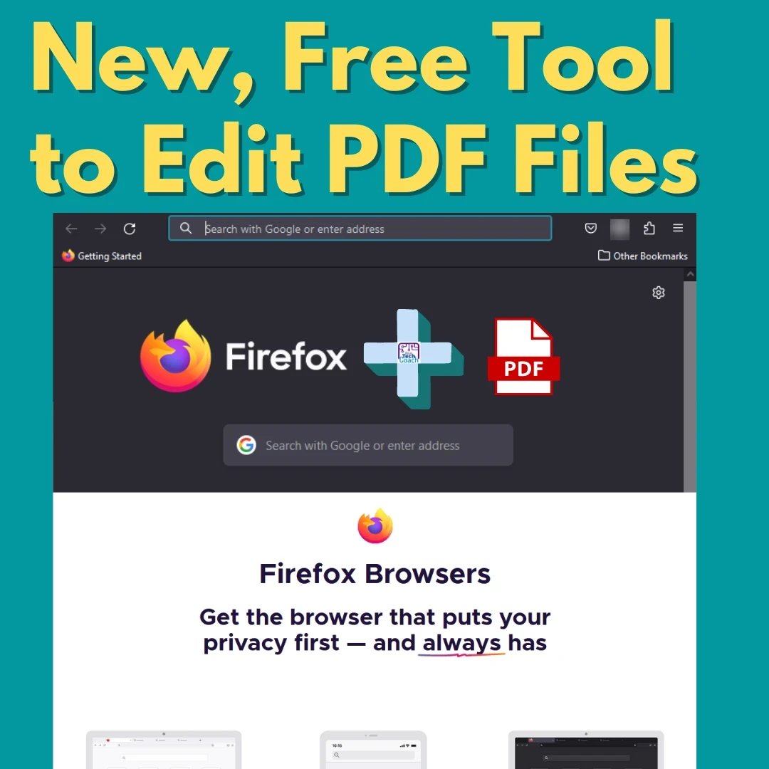 Tired of the PDF print-sign-scan hassle? Discover how Firefox makes editing PDFs a breeze. Add notes, insert signatures, and fill out forms right in your browser.

youtube.com/watch?v=0J8hWx…

#PDFproblemsolved, #Firefoxupdate #easyPDFediting, #YourTechCoach